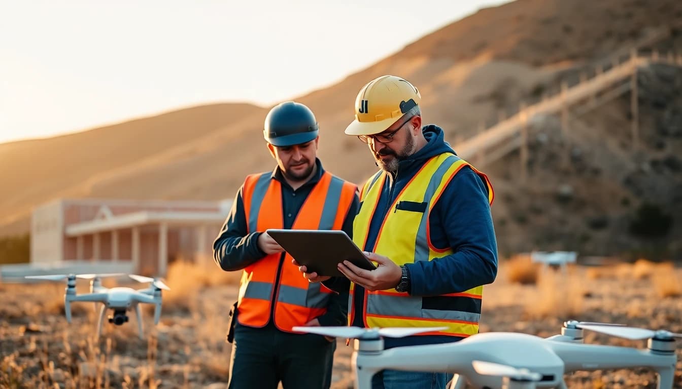 Twinn Digital drone survey team in the field